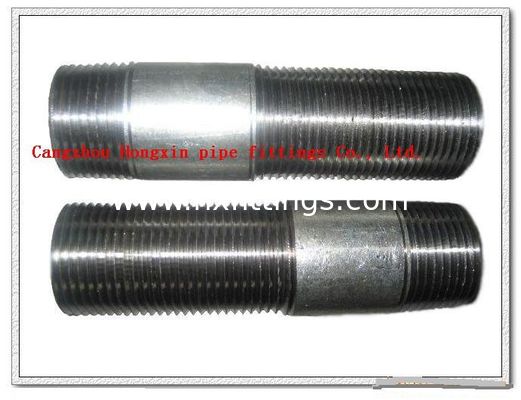 চীন গ্যালভানাইজড লম্বা থ্রেড ইস্পাত পাইপ স্তনবৃন্ত সরবরাহকারী