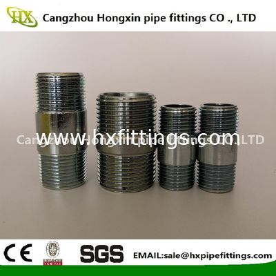 Branded Pipe Fitting Connector Carbon Steel Pipe Fittings Hose Nipples steel pipe nipples