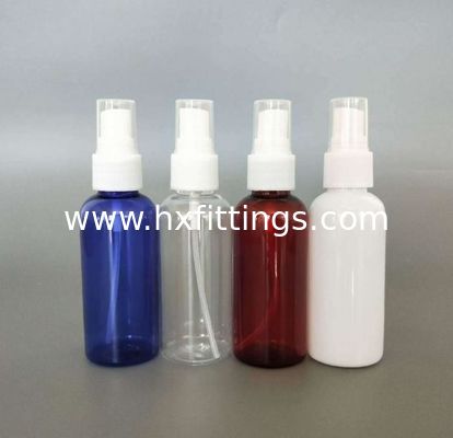 50 মিলি প্লাস্টিকের স্বচ্ছ PET বোতল, যা কুয়াশা স্প্রেয়ার ক্যাপযুক্ত সরবরাহকারী