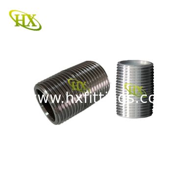 1/2-8 এনপিটি থ্রেডের সাথে গ্যালভানাইজড সিউমলেস স্টিল বন্ধ স্তনবৃন্ত