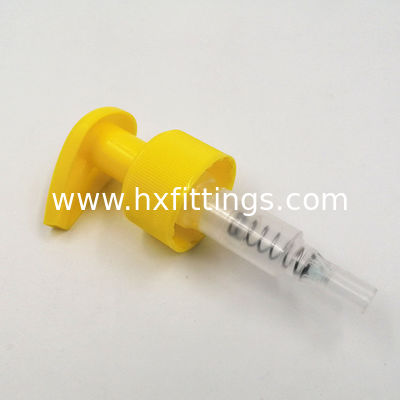 Ribbed closure output 1.4ml lotion pump for body lotion